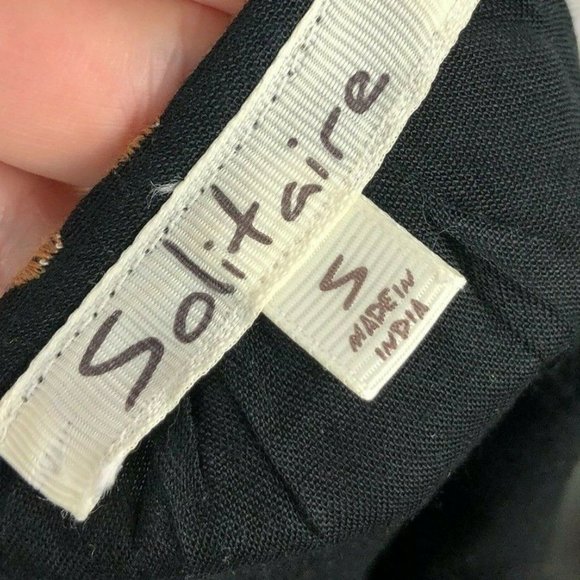 Solitaire 3/4 Sleeve Embroidered Boho Blouse - Picture 2 of 4